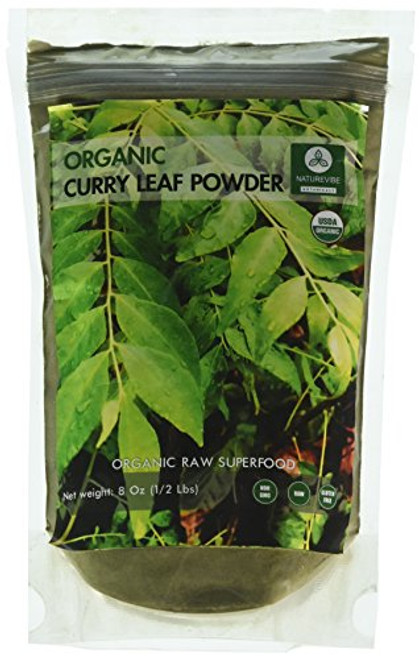 Curry Leaf Powder   1 2 lb   by Naturevibe Botanicals Gluten Free   Non GMO  8 ounces    Organic Murraya koenigii