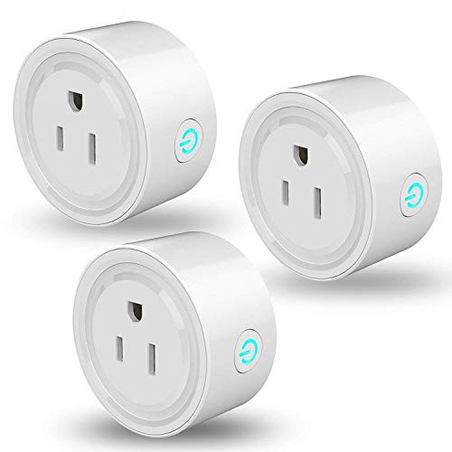 Linkstyle Smart Plug Mini WiFi Outlet Works with Alexa Google Home   IFTTT Remote Control Smart Socket with Timer Function No Hub Required ETL   FCC Certified Only Supports 24GHz Network 3 Pack