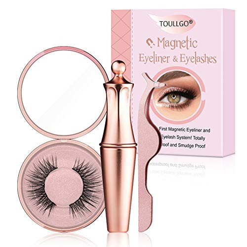 Magnetic Eyeliner and Lashes Magnetic Eyeliner Magnetic Eyelashes Waterproof Magnetic Eyelashes With Eyeliner Eyelashes With Natural Look   Comes With Tweezers
