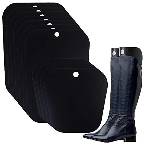 Ruisita 5 Pairs  10 Sheets  Boot Shaper Form Inserts Boots Tall Support for Women and Men  16 inches Black