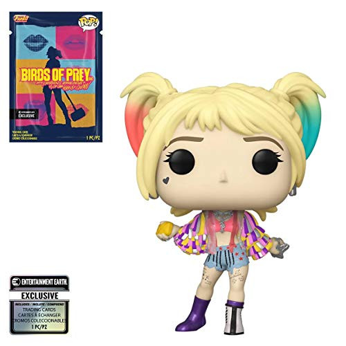Entertainment Earth Birds of Prey Harley Quinn Caution Tape Pop  Vinyl Figure with Collectible Card Exclusive