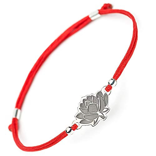 SOLOMIYA Lotus Lucky Yoga Bracelet Flower of Life Love Red String Jewelry Bracelets for Women 925 Sterling Silver Pendant Healing Charm Rope Evil Eye Protection and Prosperity Bangle SOLOMIYA Lotus Lucky Yoga Bracelet Flower of Life Love Red String Jewelry Bracelets for Women 925 Sterling Silver Pendant Healing Charm Rope Evil Eye Protection and Prosperity Bangle