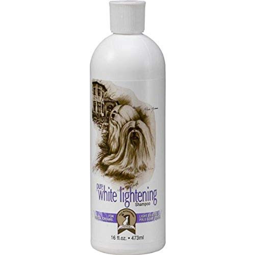1 All Systems Pure White Lightening Pet Shampoo 16 Ounce