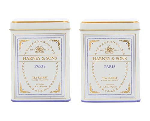Harney   Sons Black Tea Paris 20 Sachets  Pack of 2