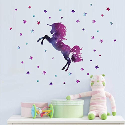 Bamsod Dream Unicorn Decals Star Wall Decals Girls Wall Decals Bedroom Wall Decor Removable Peel and Stick Wall Stickers
Bamsod Dream Unicorn Decals Star Wall Decals Girls Wall Decals Bedroom Wall Decor Removable Peel and Stick Wall Stickers