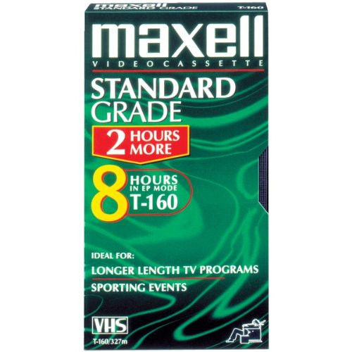 GXT160 VHS Videotape Cassette 8 Hours