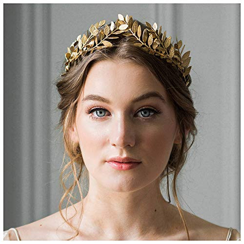 Anglacesmade Bridal Headband Leaf Vine Headband Gold Leaf Crown Leaf Tiara Wedding Headpiece Bridesmaid Prom Festival Hair Accessories for Women and Girls Gold Anglacesmade Bridal Headband Leaf Vine Headband Gold Leaf Crown Leaf Tiara Wedding Headpiece Bridesmaid Prom Festival Hair Accessories for Women and Girls Gold
