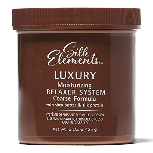Silk Elements Luxury Moisturizing Relaxer System With Shea Butter and Silk Protein 425g Hair Straightening Therapy Smoothing System 100 Straight Hair Frizzy Free Coarse Silk Elements Luxury Moisturizing Relaxer System With Shea Butter and Silk Protein 425g Hair Straightening Therapy Smoothing System 100 Straight Hair Frizzy Free Coarse