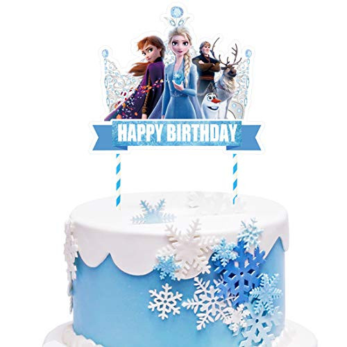 1 Decorations for Frozen Cake Topper Set Cake Topper Decorations Birthday Party Topper for Children