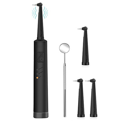 2020 Upgraded Electric Dental Calculus RemoverTUMPLIK High Frequency Vibration Tooth Tartar Scraper with 4 Replaceable Clean Heads and 3 Modes for Teeth TartarCalculusDental Plaque Remover