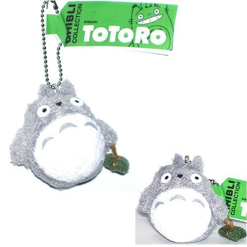Studio Ghibli My Neighbor Totoro 15  Grey Totoro Plush with Chain