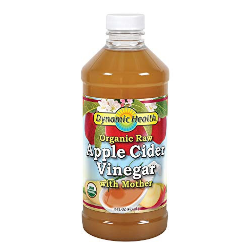 Dynamic Health Organic Raw Apple Cider Vinegar with Mother   16 Fl oz