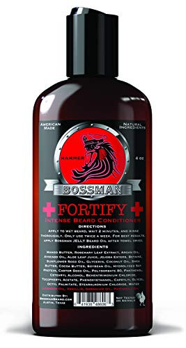 Bossman Fortify Intense Beard Conditioner to Grow  Thicken   Moisturize and Protect Your Beard  Hammer