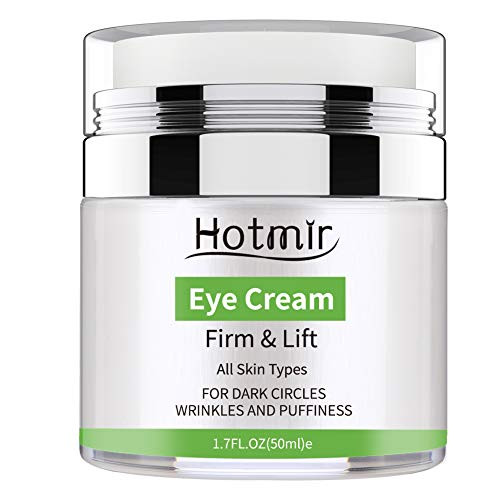Hotmir Eye Cream for Dark Circles and Puffiness   Under Eye Cream Treatment Wrinkles and Fine Lines   Anti aging Bags   17 fl oz