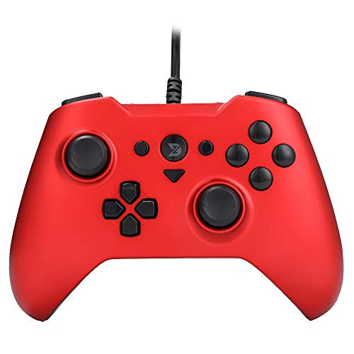 ZD O Wired Gaming Controller 6 Remappable Multi Function Buttons for Steam Nintendo SwitchLapto PC Win7 Win10 Android Smartphone Tablet VR TV Box  O Red