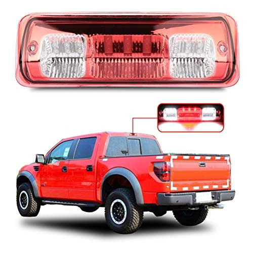 LED 3rd High Mount Brake Light Brake Light Carge Light for 2004 2008 Ford F 150 2007 2010 Ford Explorer Sport Trac 2006 2008 Lincoln Mark LT Red Lens LED Light