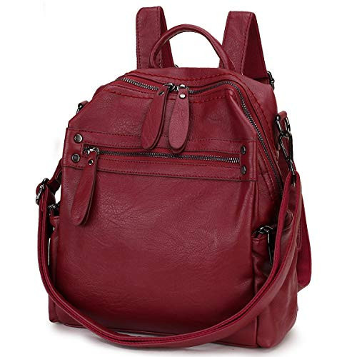 Backpack Purse for Women PU Leather Fashion Convertible Backpack Shoulder Bag Ladies Rucksack in 2 Ways to Carry VONXURY