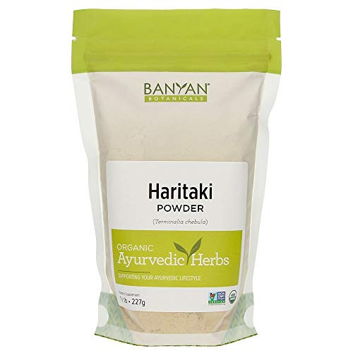 Banyan Botanicals Haritaki Powder Certified Organic 1 2 Pound Terminalia chebula Detoxification Rejuvenation* Banyan Botanicals Haritaki Powder Certified Organic 1 2 Pound Terminalia chebula Detoxification Rejuvenation*