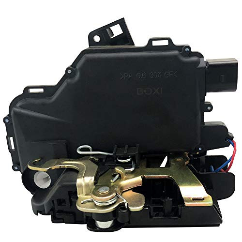 BOXI Door Latch   Lock Actuator Front Left Driver Side Fits Volkswagen VW 98 10 Beetle 99 06 Golf 06 09 GTI 99 10 Jetta 00 05 Passat 06 09 Rabbit  Replaces 3B1837015A 3B1837015AJ