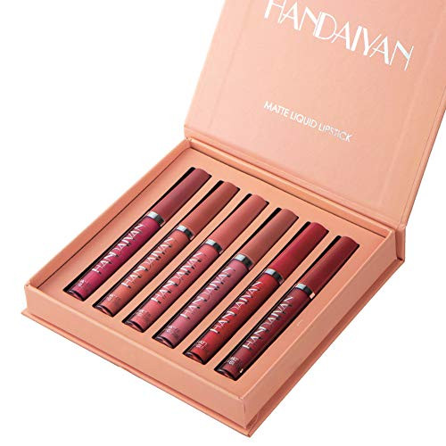 Matte Liquid Lipstick COOSA 6 Colors Matte Velvety Lipstick Non stick Cup Waterproof Lipgloss Matte Liquid Lipstick COOSA 6 Colors Matte Velvety Lipstick Non stick Cup Waterproof Lipgloss