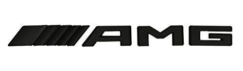 SUKRAGRAHA Replacement Rear Trunk Badge Emblem Decal Sticker for Mercedes Benz  AMG Matt Black