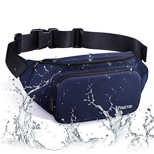 FREETOO Waist Pack Bag Fanny Pack for Men Women Hip Bum Bag with Adjustable Strap for Outdoors Workout Traveling Casual Running Hiking Cycling FREETOO Waist Pack Bag Fanny Pack for Men Women Hip Bum Bag with Adjustable Strap for Outdoors Workout Traveling Casual Running Hiking Cycling