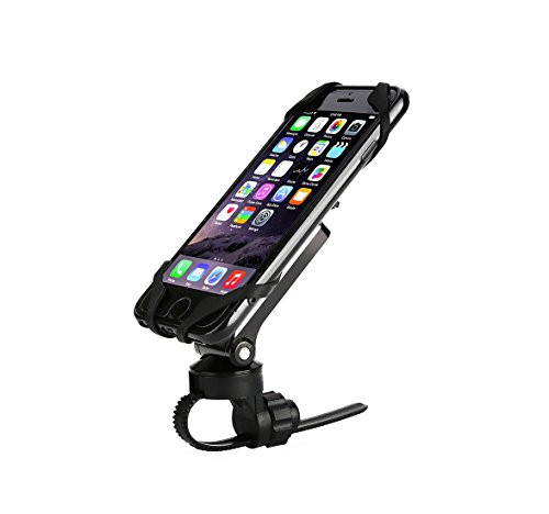 FARROVA iPhone 6 plus 6s Plus Bike Mount Bike Phone Mount Bicycle Holder for iPhone 6 plus 6s Plus GPS Other Devices with One Button Released Rubber Strap 360 Degrees Rotatable Shock Protected
