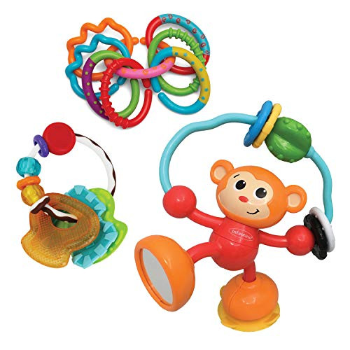 Infantino Ring Links, teether Keys, high Chair pal Gift Set