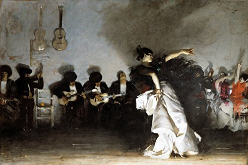 John Singer Sargent   El Jaleo Size 16x24 inch Poster art print wall decor