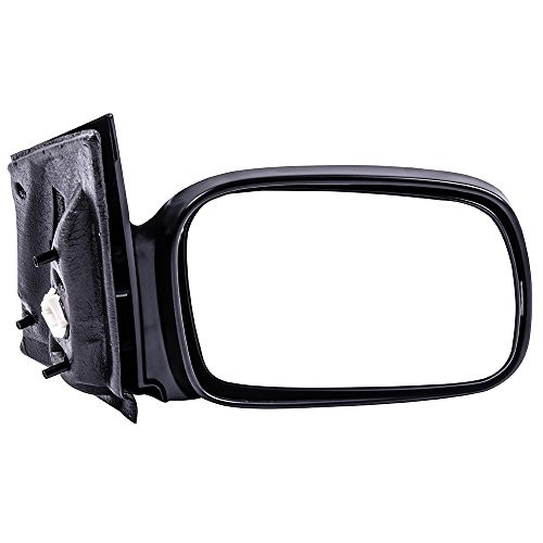 AUTOMUTO Black Rear Vision Mirror Right Side View Mirror Power Adjustment Non Folding Fit Compatible with 2006 11 Honda Civic 2 Door Coupe HO1321213