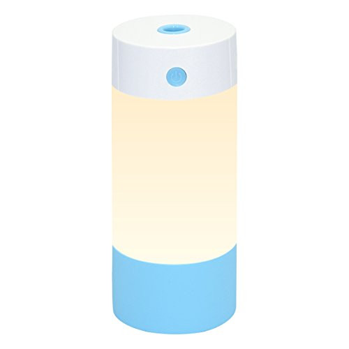 Humidifier,250ml Cool Mist Humidifier,USB Portable with Night Light,Whisper Quiet and Auto Shut-off Function,Air Purifier for Office Home Bedroom Baby Room (Blue)