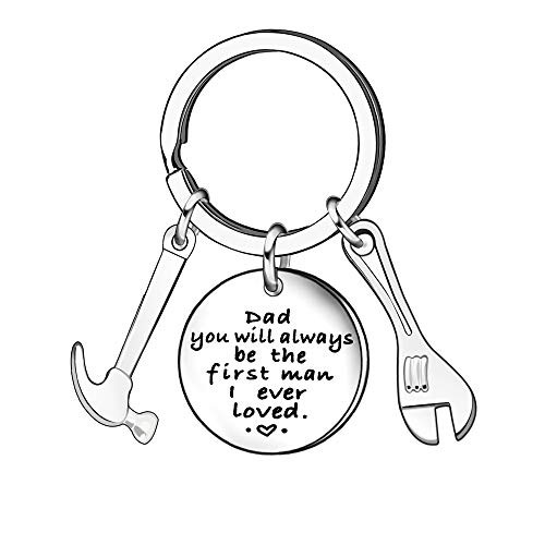 Father s Day Gift Family Men Key Chain Key Ring Keychain Gifts for Dad Father Daddy