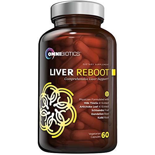 Liver Detox Supplement Liver Cleanse Support   Milk Thistle Extract Globe Artichoke NAC Dandelion Root   60 Vegan Capsules