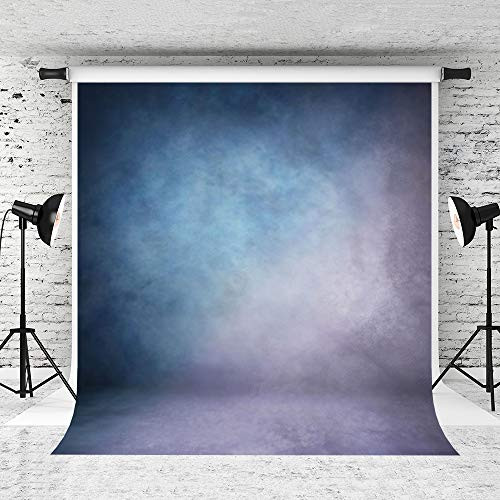 Kate 5x7ft Portrait Photography Backdrop Blue Grey Two Color Gradient Abstract Background Photo Shooting Booth Props