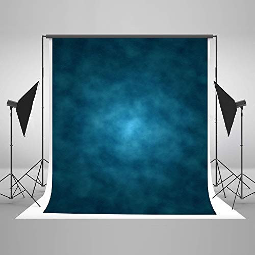 Kate 5x7ft Blue Abstract Photography Backdrop Old Master Blue Background Studio Portrait Backdrops