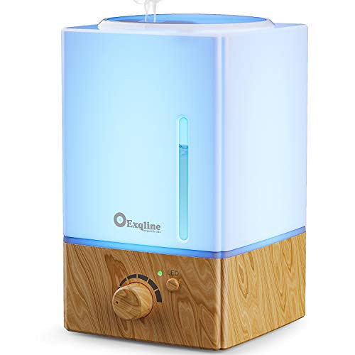 1500ml Aroma Essential Oil Diffuser Large  Exqline Diffuser for Essential Oils Large Room Large Aromatherapy Diffuser Large Room Unique Diffuser Humidifier for Essential Oils  Wood Grain