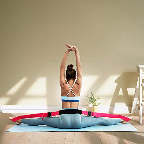 TOCO FREIDO Adjustable Yoga Stretching Strap   Leg Stretcher Band and Flexibility Trainers   Lengthen Ballet Dance Stretch Strap for Ballet Yoga Dance or Gymnastics Training