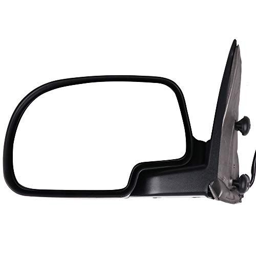 ECCPP Replacement Mirror Driver Side Mirror With Power Adjusted Heated Manual Folding Fit 2003 2006 Chevy Silverado Suburban Tahoe GMC Sierra Yukon