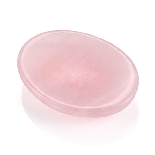 Sunligoo Healing Rose Quartz Crystal Thumb Worry Stone Oval Pocket Palm Gemstones for Anxiety Therapy Geometry Chakra Reiki Balancing Sunligoo Healing Rose Quartz Crystal Thumb Worry Stone Oval Pocket Palm Gemstones for Anxiety Therapy Geometry Chakra Reiki Balancing