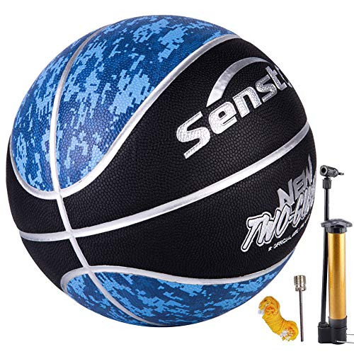 Senston Basketball Outdoor Indoor Composite Game Basketballs Mens Street Basketball Ball Official Size 7 Ball 7005