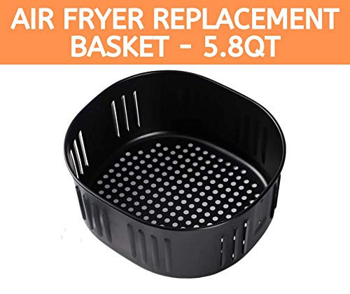 Air Fryer Replacement Basket For 55Qt   58Qt Air Fryers and Air Fryer Ovens Non Stick Fry Basket Dishwasher SafeFDA Compliant  58QT