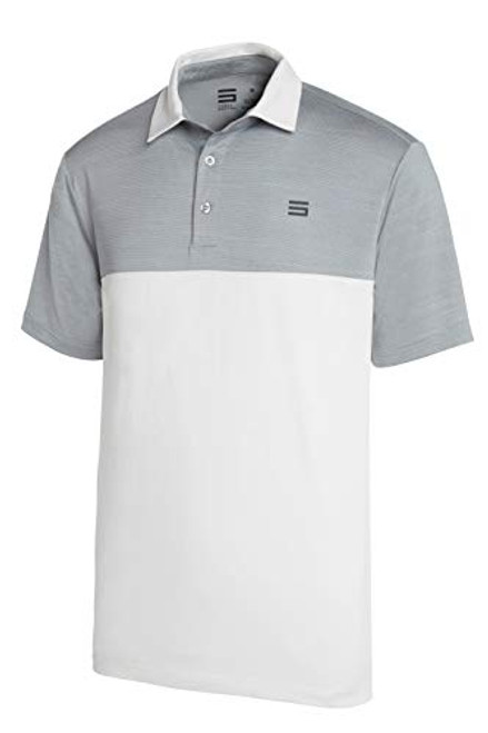 Three Sixty Six Quick Dry Golf Shirts for Men   Moisture Wicking Short Sleeve Casual Polo Shirt