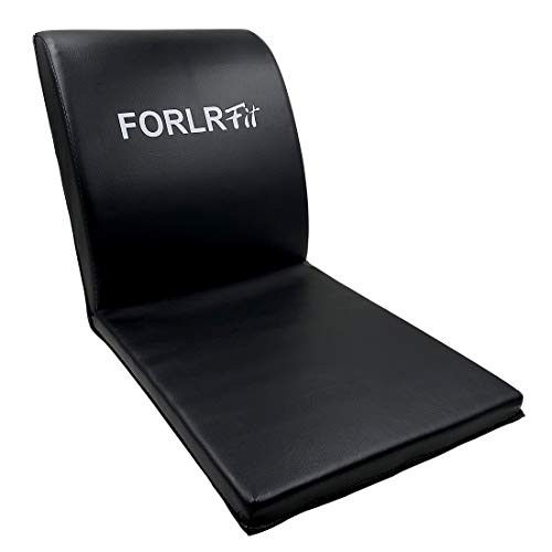 FORLRFIT Ab Exercise Mat with Tailbone Protecting Pad Sit Up Pad Abdominal   Core Trainer Mat for Full Range of Motion Ab Workouts