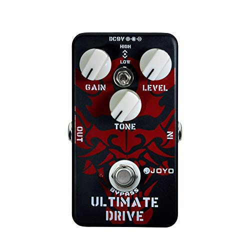 JOYO JF 02 Ultimate Drive Guitar Effects Pedal Overdrive Simulation Tube AMP Pedal for Electric Guitar Effects Between Distortion and Overdrive