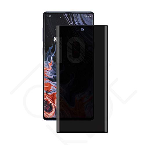 Samsung Galaxy Note 10 Privacy Screen Privacy Screen ProtectorAnti Spy Tempered Glass Compatible for Samsung Galaxy Note 10 Curved Glass Screen Protector with Installation Kit  Note 10 1PC