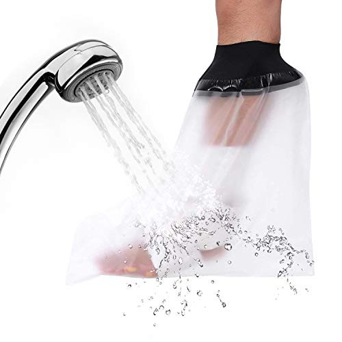 Aozzy Foot Cast Covers for Shower Bath Waterproof Cast Protector Keep Cast Bandage Dry Reusable Watertight Cast Bag for Broken Surgery Foot Wound Burns Ankle Toe