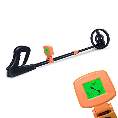 AMYSPORTS Kids Metal Detector Lightweight Adjustable Stem Best Metal Detectors for Kids Treasure Hunter for Children Beach Detecting