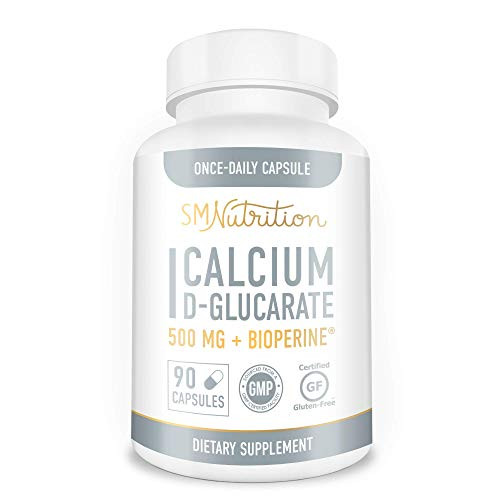 Calcium D Glucarate 500mg 90 Vegetarian Capsules 3 Month Supply CDG for Liver Detox Cleanse Weight Loss Prostate Metabolism Menopause Non GMO Soy Free Keto Friendly Calcium D Glucarate 500mg 90 Vegetarian Capsules 3 Month Supply CDG for Liver Detox Cleanse Weight Loss Prostate Metabolism Menopause Non GMO Soy Free Keto Friendly