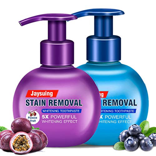 Baking soda toothpasteIntensive Stain Remover Whitening Toothpaste Anti Bleeding Gums for Brushing Teeth  Passion FruitBlueberry