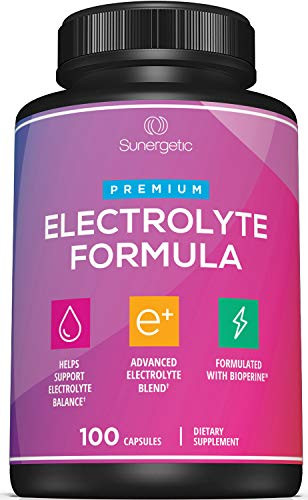 Premium Electrolyte Capsules  Support for Keto Low Carb Rehydration   Recovery   Electrolyte Replacement Capsules  Includes Electrolyte Salts Magnesium Sodium Potassium  100 Capsules
